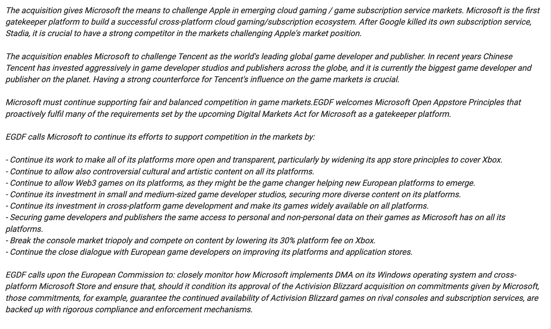 Europejska Federacja Producentów Gier (EGDF) poparła porozumienie między Microsoftem a Activision Blizzard.-3