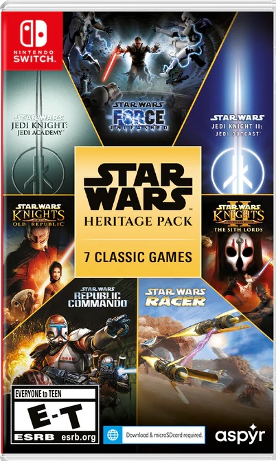 Wspaniały prezent dla fanów: fizyczna edycja Star Wars Heritage Pack została zapowiedziana na Nintendo Switch. Będzie ona zawierać siedem gier z kultowej serii-2