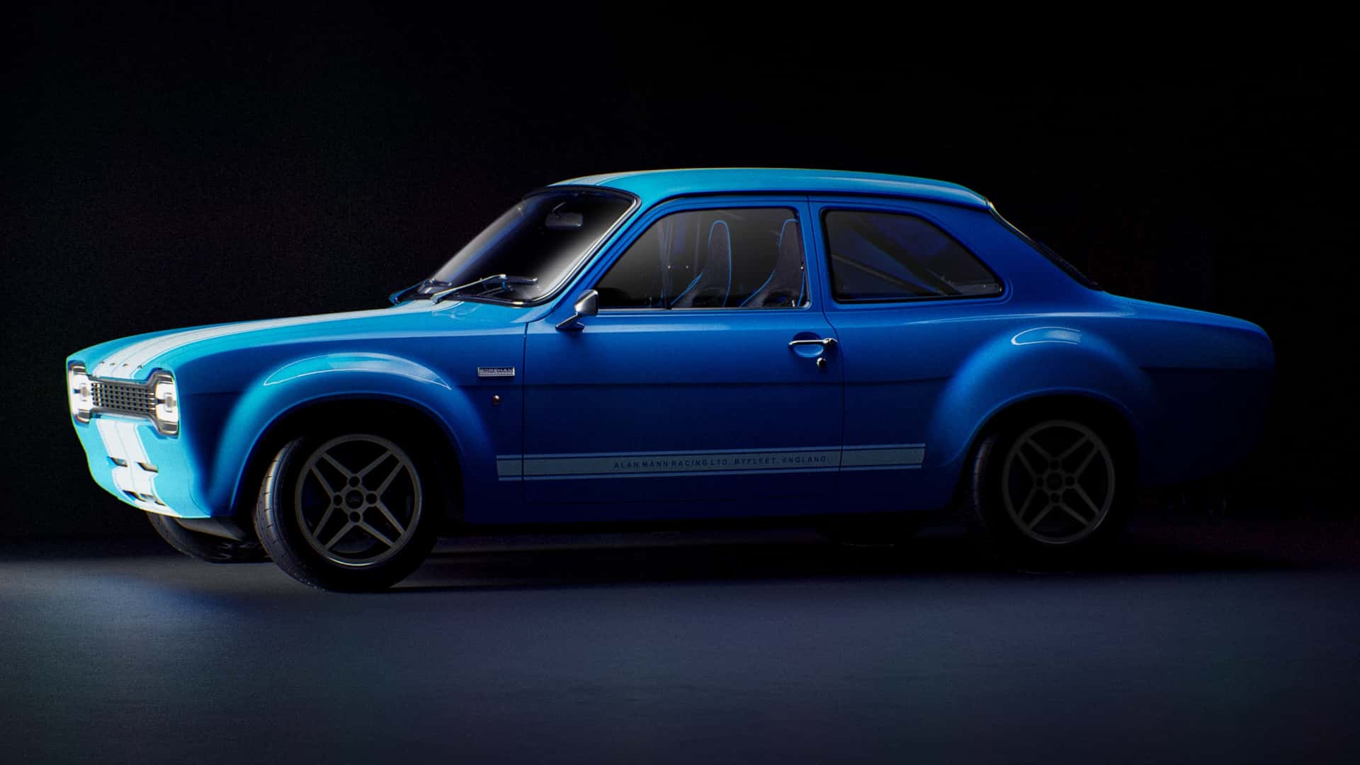 Ford Escort Mk1 RS, widok z boku