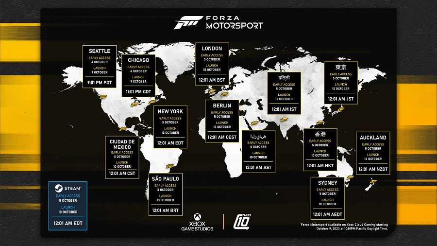 Wybieraj: deweloperzy Forza Motorsport opublikowali listę 500 samochodów, które będą dostępne w grze i wskazali dokładny czas premiery symulatora wyścigów w różnych regionach-2