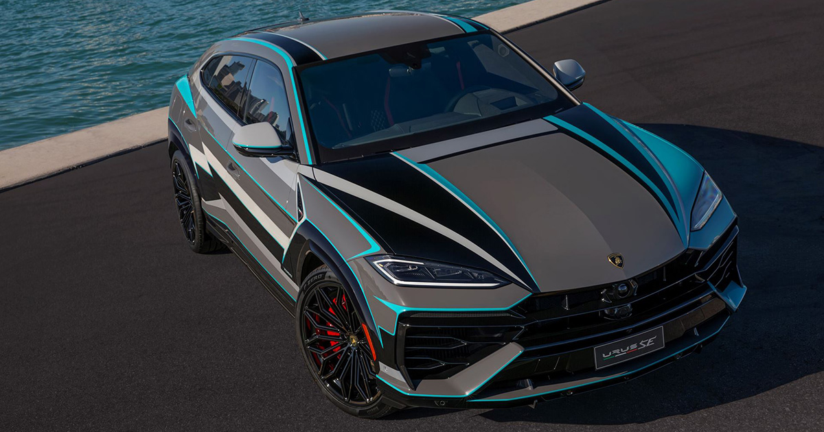 Wnętrze Lamborghini Urus SE ze skórzaną tapicerką