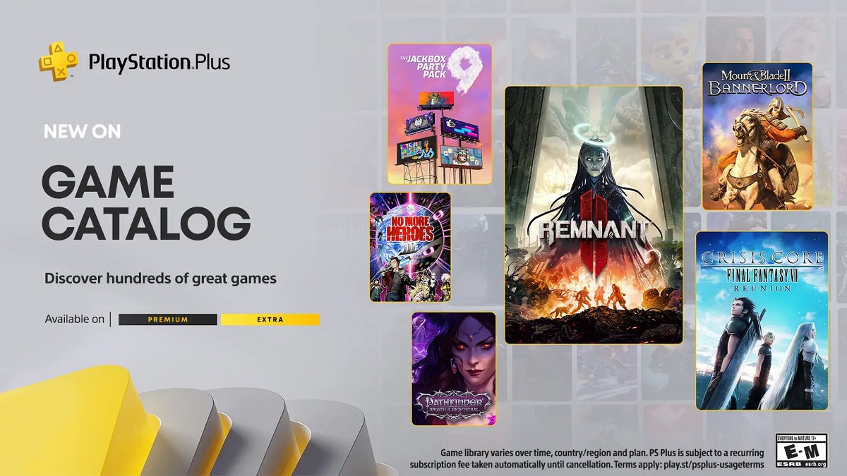To już oficjalne: subskrybenci PS Plus Extra i Premium otrzymają w lipcu Remnant 2, Mount & Blade 2: Bannerlord i siedem innych gier