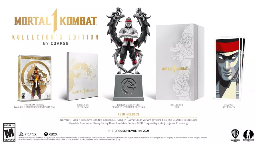 Do sprzedaży trafiły trzy edycje bijatyki Mortal Kombat 1. Edycja kolekcjonerska będzie zawierać fajną figurkę głównego antagonisty gry-2
