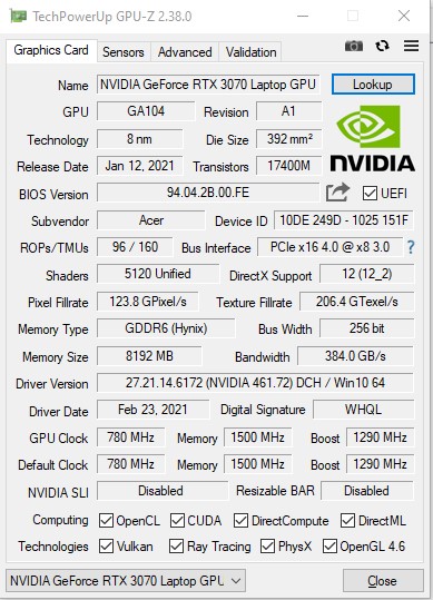 Recenzja Acer Nitro 5 AN517-41: zastąpienie gamingowego desktopa w 2021 roku-31