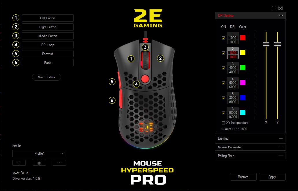 2E Gaming HyperSpeed Pro - przegląd: Lekka mysz do gier z doskonałym sensorem-20