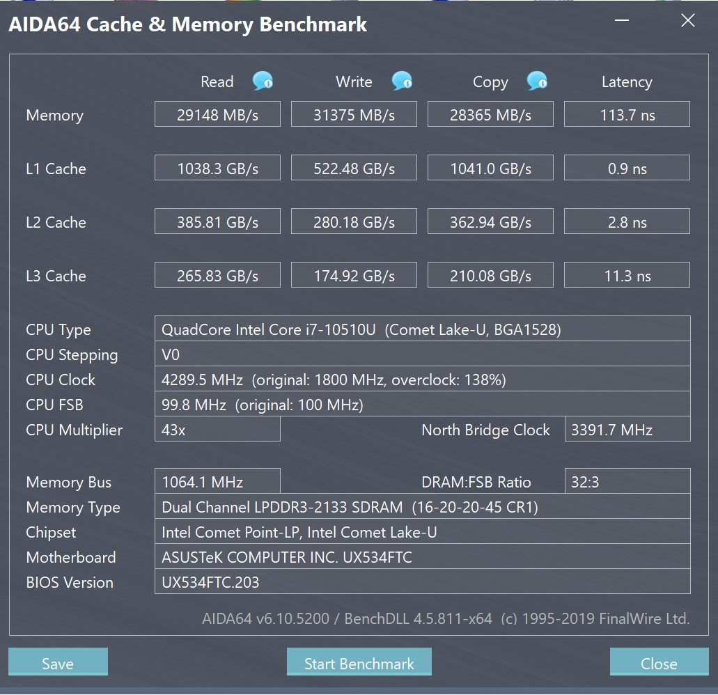 Przegląd ASUS Zenbook UX534FTS 15: kompaktowy notebook z GeForce GTX 1650 i Intel 10-tej generacji-99
