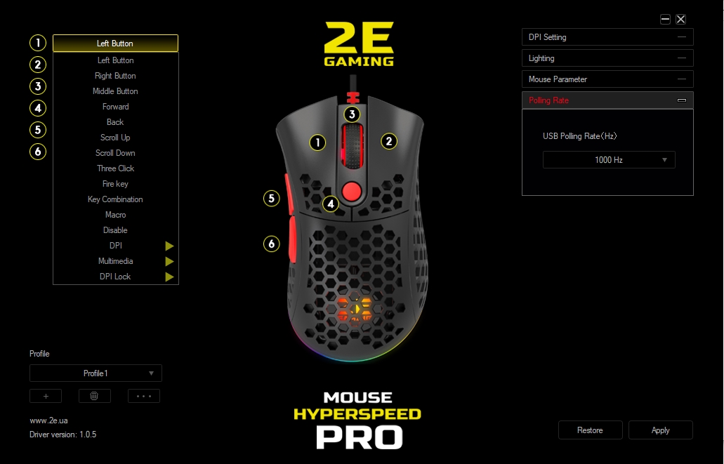 2E Gaming HyperSpeed Pro - przegląd: Lekka mysz do gier z doskonałym sensorem-26