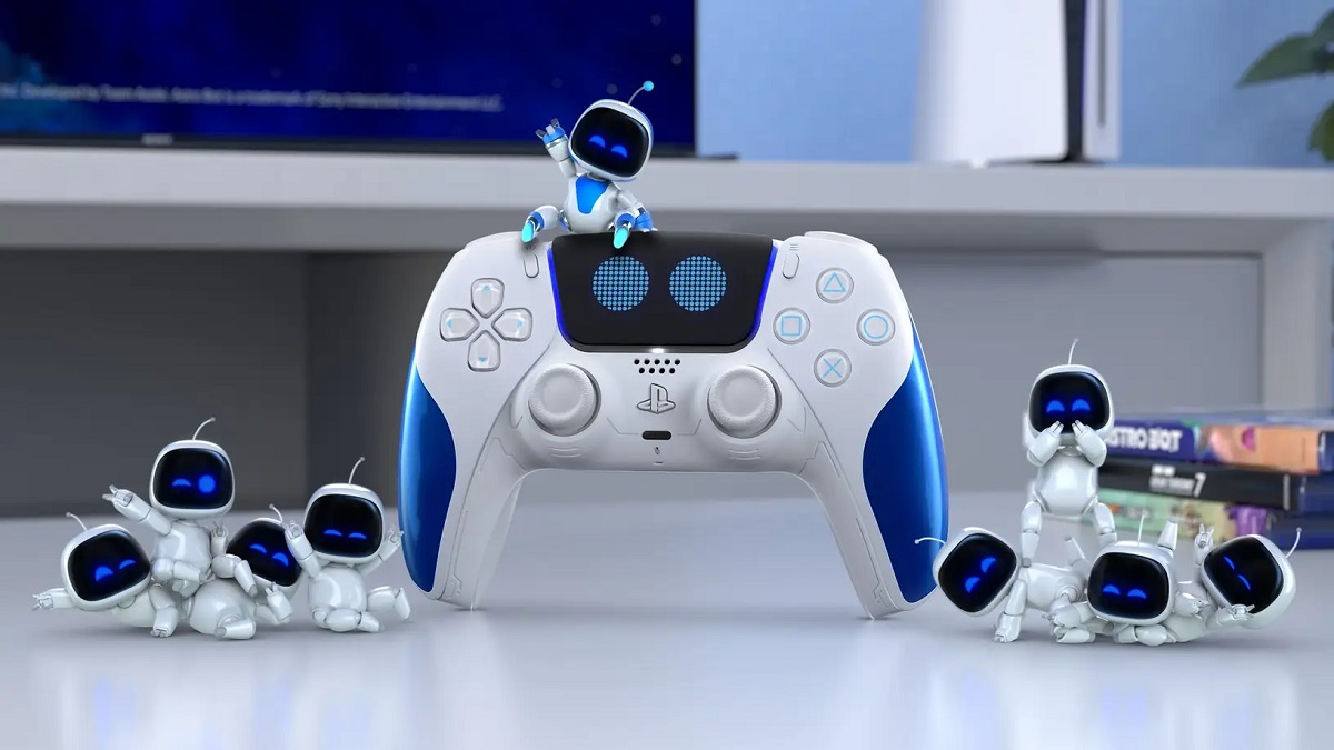 Sony zaprezentowało zabawny kontroler DualSense dla PS5, którego design inspirowany jest nową grą Astro Bot