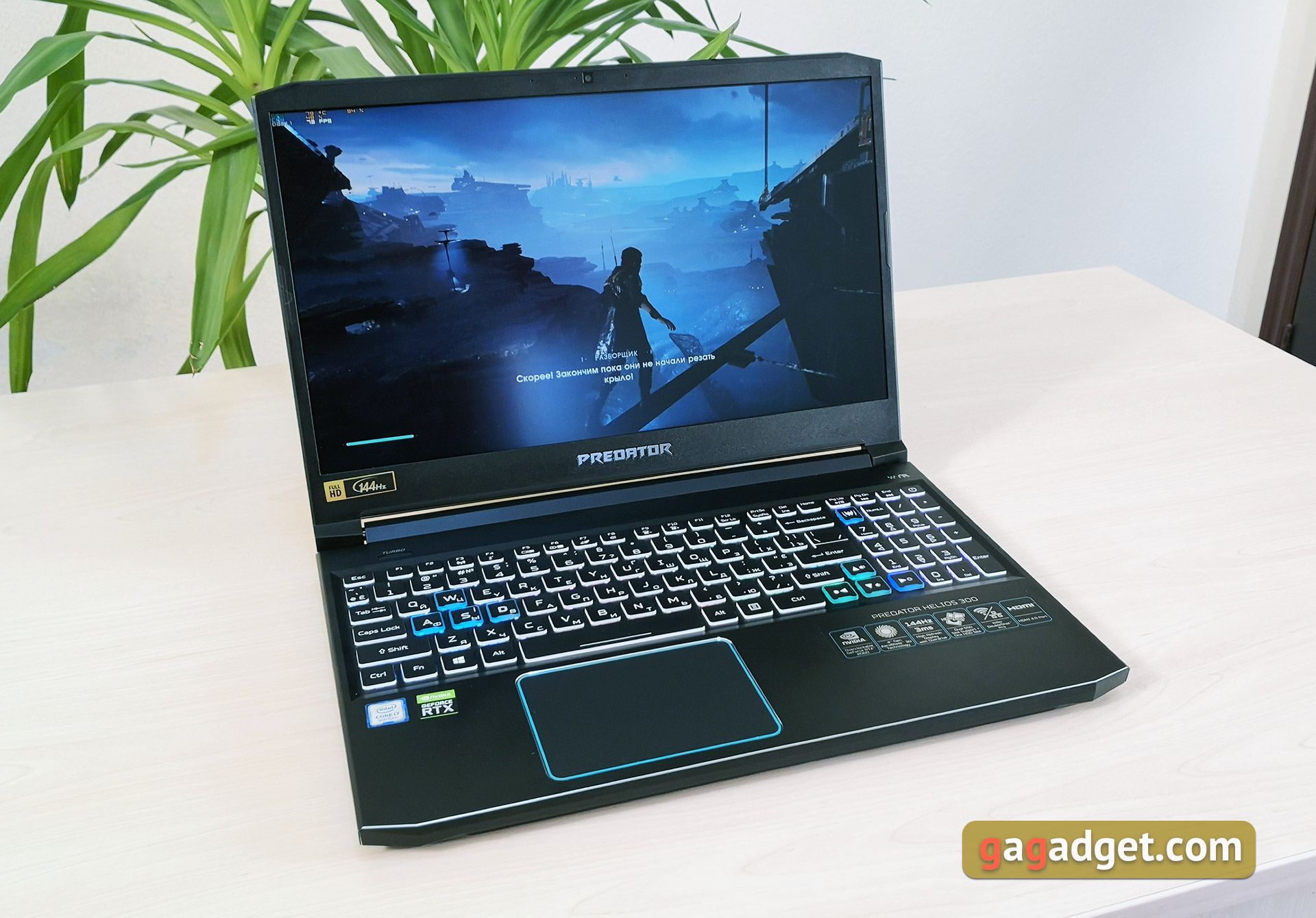 Przegląd Acer Predator Helios 300 "drapieżny" notebook do gier z GeForce RTX 2060-2