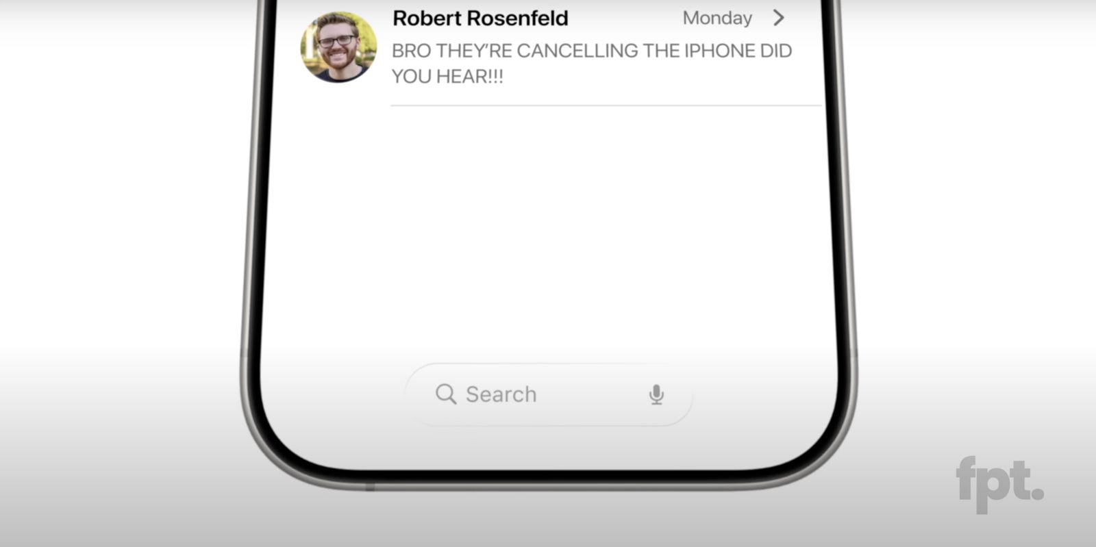 Domniemane wyszukiwanie wiadomości iOS 19