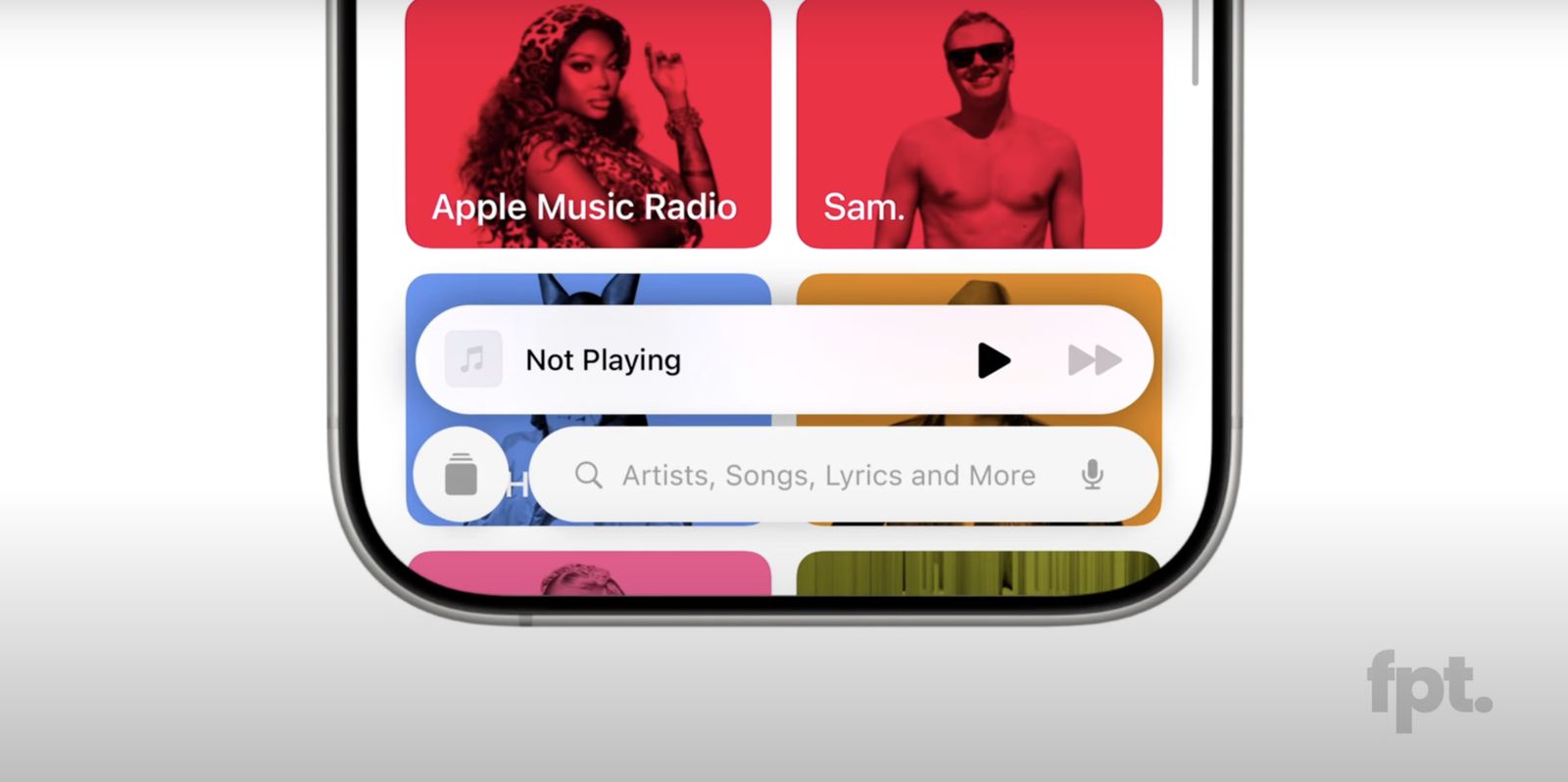 Domniemany pasek wyszukiwania iOS 19