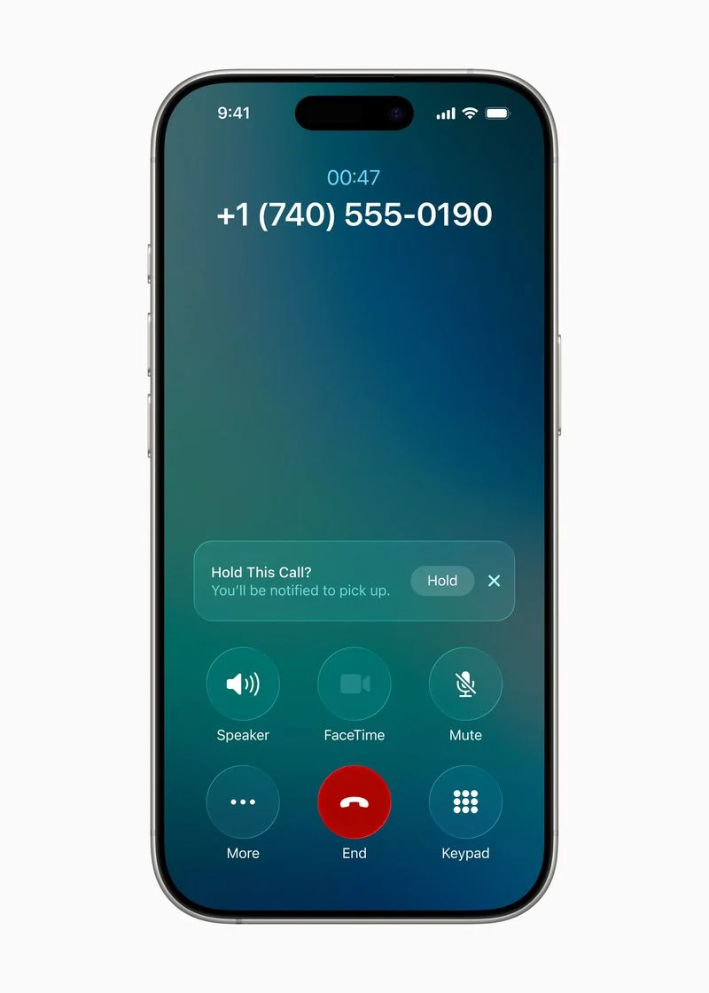 Funkcja Apple Intelligence Hold Assist Funkcja Apple Intelligence Hold Assist