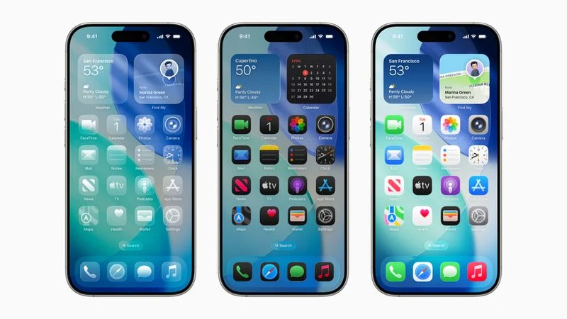 Personalizacja ekranu głównego w iOS 26 Personalizacja ekranu głównego w iOS 26