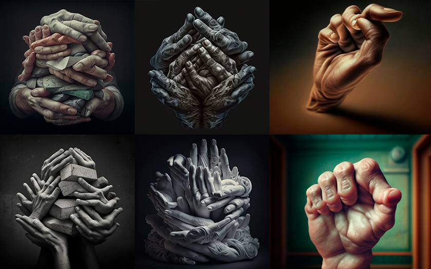 Nieosiągalny szczyt sztuki: dlaczego sztuczna inteligencja Midjourney rysuje 6 palców u rąk i jak można to naprawić? 