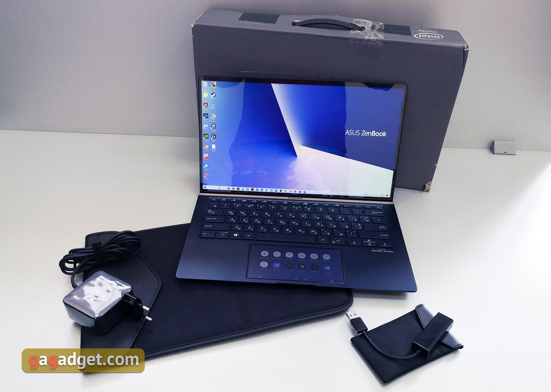 Recenzja ASUS ZenBook 14 UX434FN: ultraprzenośny laptop z ekranem dotykowym zamiast touchpada-3
