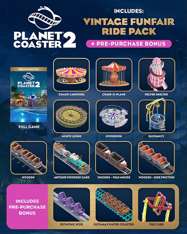 Otwarcie parku rozrywki w listopadzie: ogłoszono datę premiery strategii ekonomicznej Planet Coaster 2-2