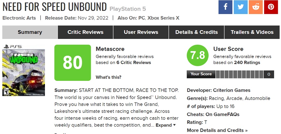 Krytycy i gracze chwalą Need for Speed: Unbound-2