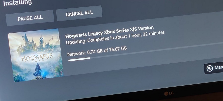 Użytkownicy twierdzą, że pre-load Hogwarts Legacy jest już dostępny na konsolach z serii Xbox-3