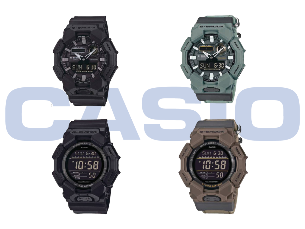 Modele Casio, które pojawiły się w wycieku