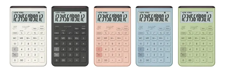 Kalkulator Casio serii MS-20UC-J z japońskim wzorem Kalkulator Casio serii MS-20UC-J z japońskim wzorem