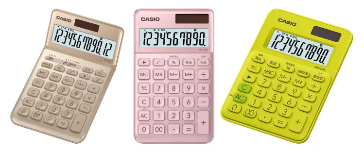 Kalkulator Casio serii MS-20UC-J z japońskim designem Kalkulator Casio serii MS-20UC-J z japońskim designem