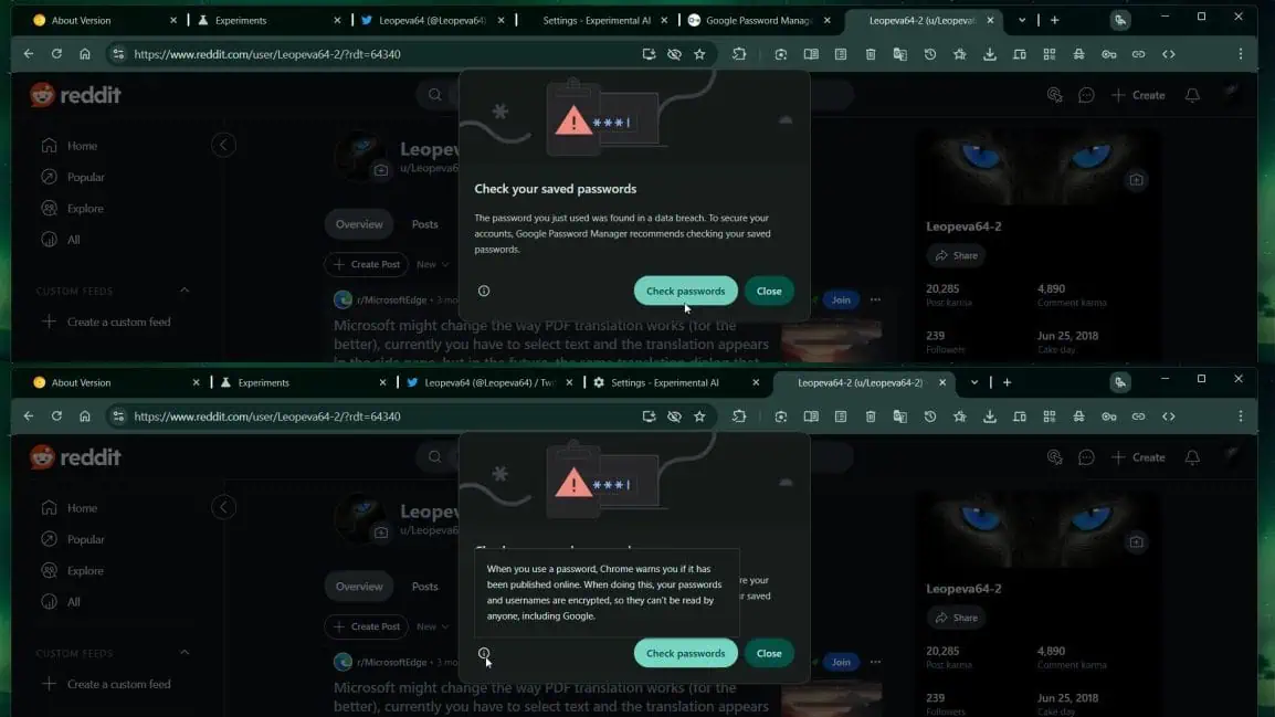 Zaktualizuj hasło w Menedżerze haseł Google