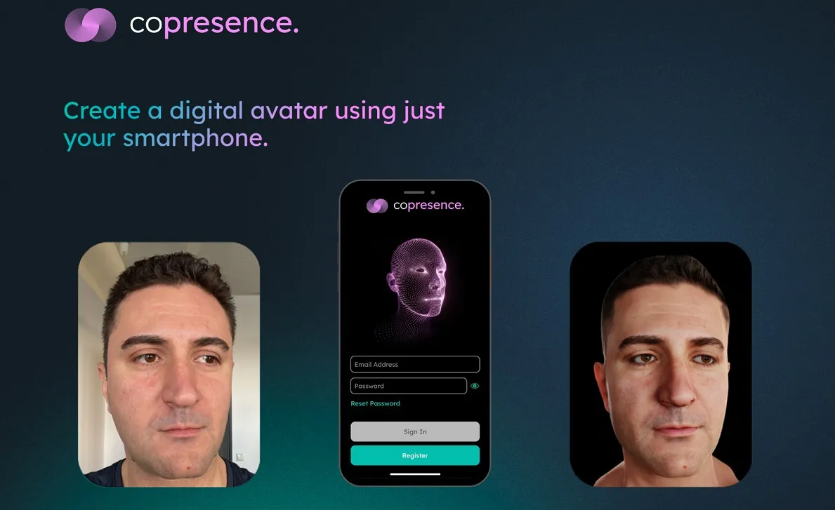 Copresence pozyskuje 6 mln USD na platformę AI do tworzenia awatarów 3D