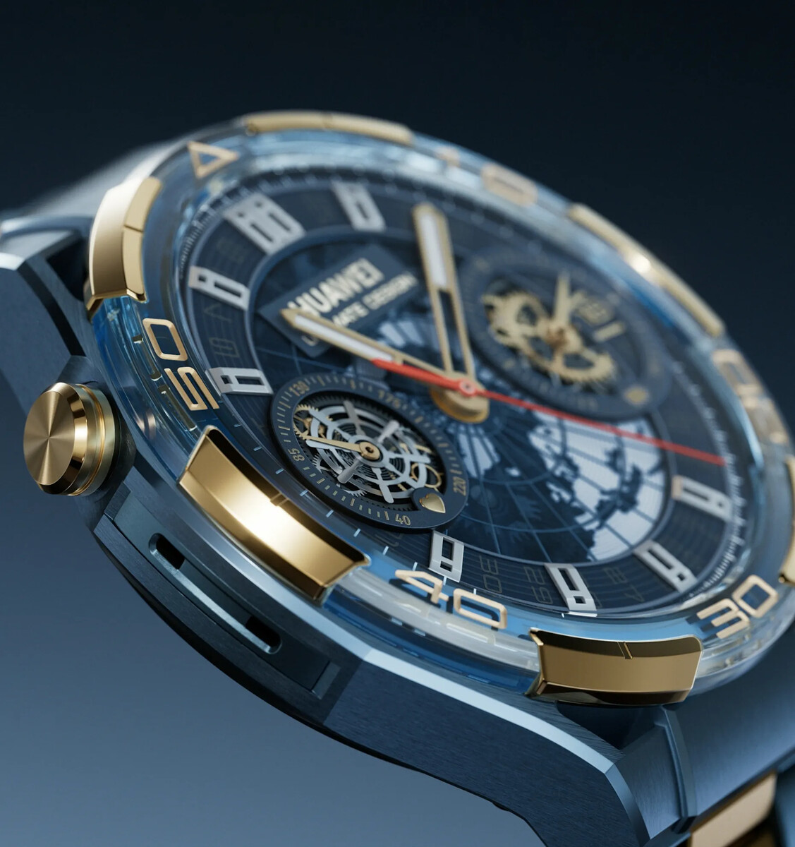 Huawei Watch Ultimate Design Master Sapphire Gold - AMOLED дисплей