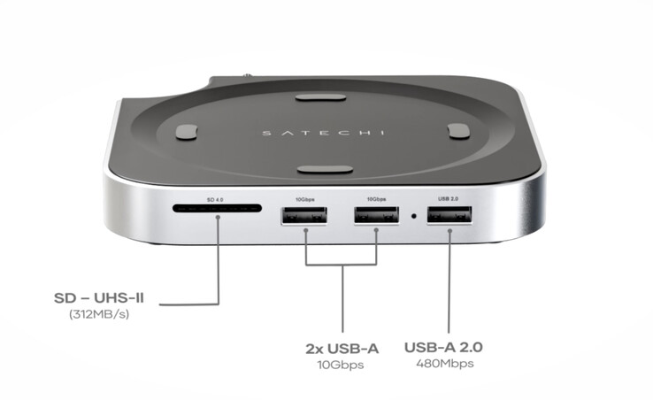 Stacja dokująca Satechi dla Mac mini, dolna część