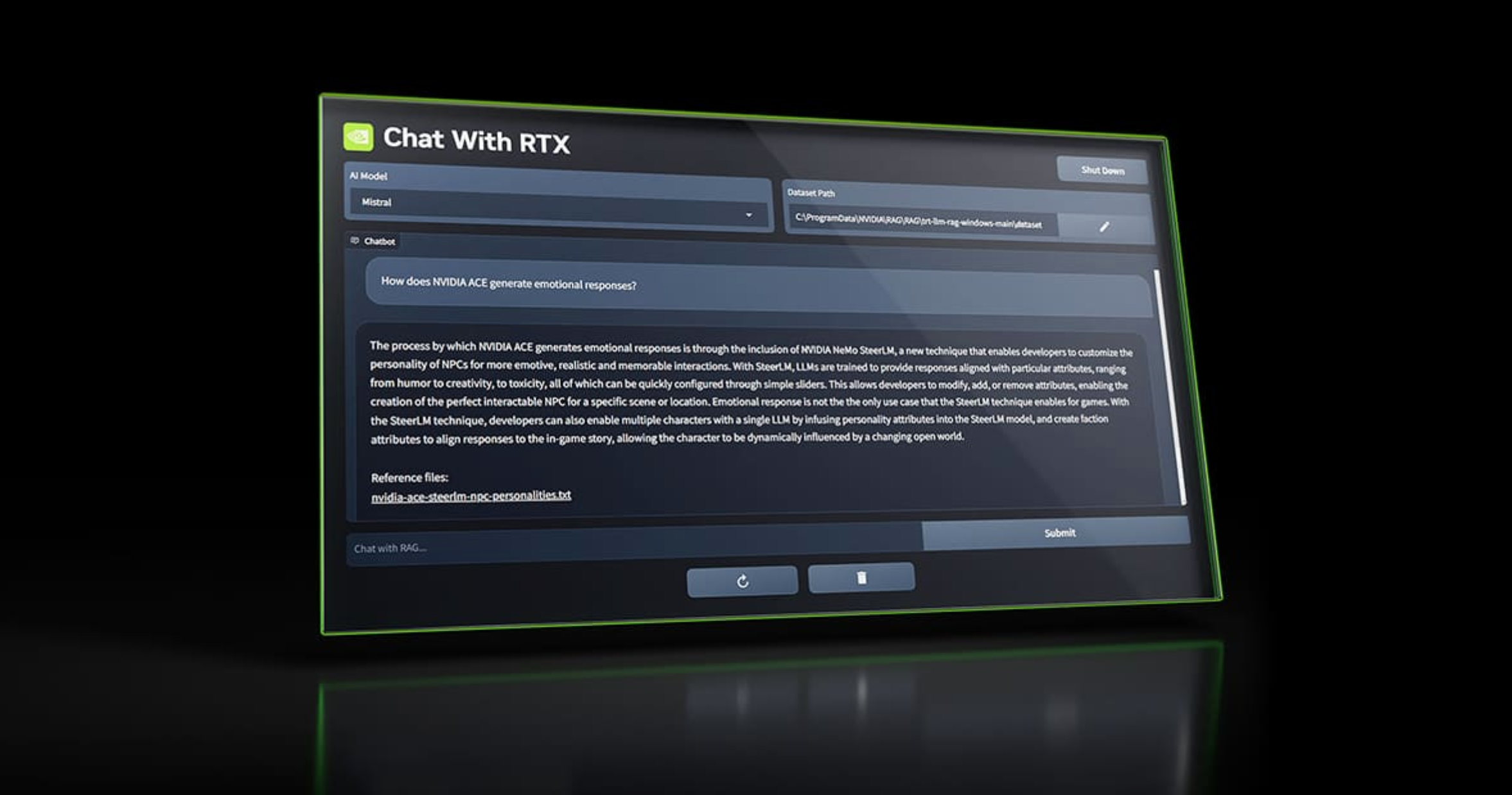 NVIDIA wypuściła chatbota, który działa bezpośrednio na komputerze użytkownika