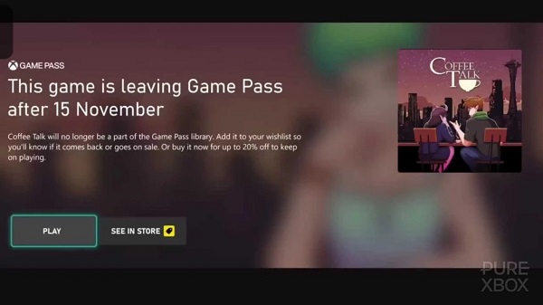 Nowa funkcja Xbox Game Pass: użytkownicy usługi będą teraz otrzymywać powiadomienia o grach, które wkrótce opuszczą katalog.-3