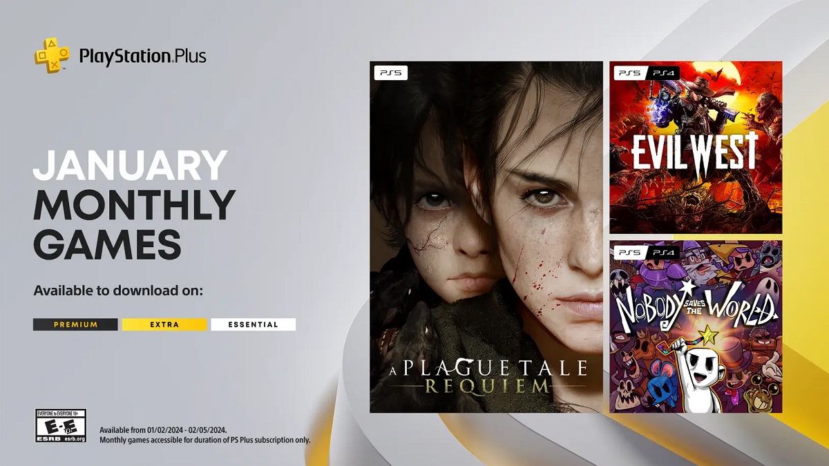 Rozpocznij rok ze świetną ofertą od Sony: subskrybenci PS Plus otrzymają w styczniu A Plague Tale: Requiem i dwie szybkie gry akcji.