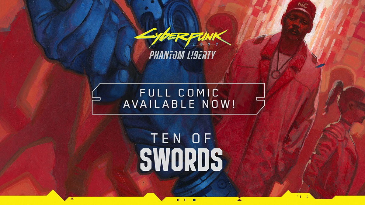 CD Projekt Red udostępnił darmowy cyfrowy prequel komiksu Ten of Swords, który opowiada historię dodatku Phantom Liberty do gry Cyberpunk 2077