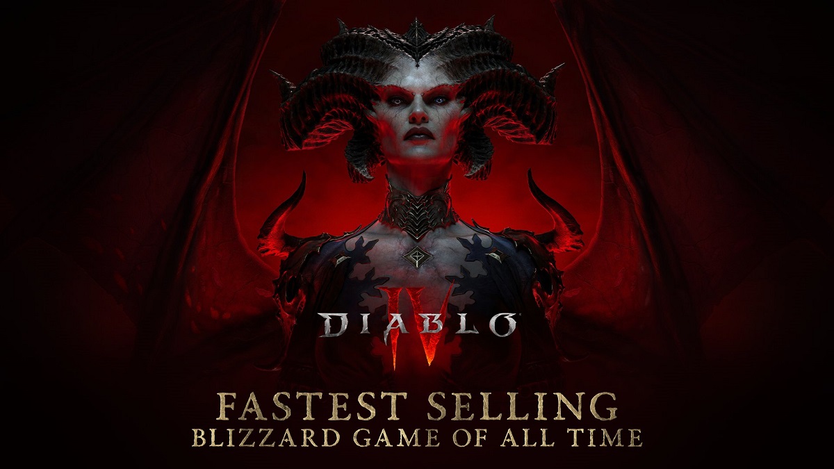 W dniu premiery Diablo IV było najlepiej sprzedającą się grą Blizzarda. Gracze spędzili ponad 93 miliony godzin w świecie Sanktuarium