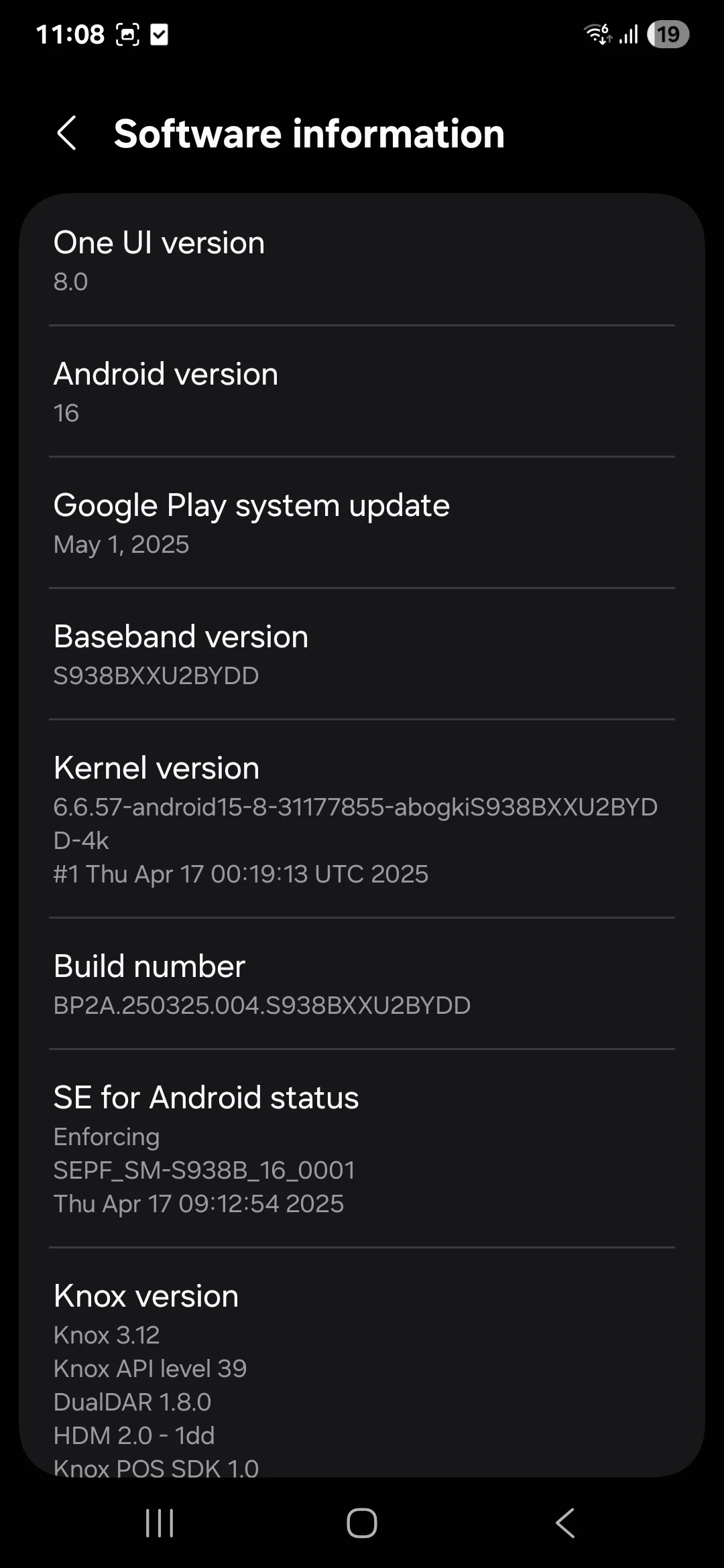 Galaxy S25 Ultra One UI 8 Screenshot 2 Galaxy S25 Ultra One UI 8 Screenshot 2