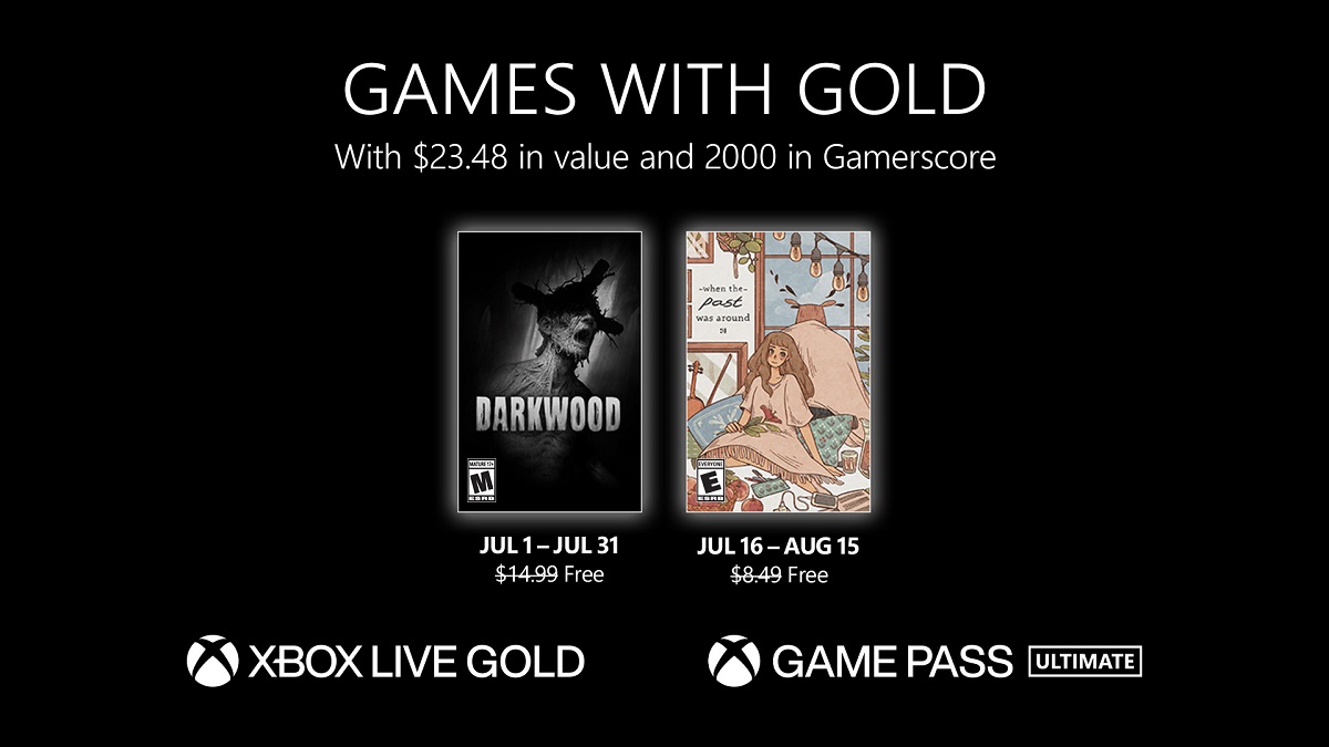Subskrybenci Xbox Live Gold otrzymają w lipcu dwie gry: horror Darkwood oraz ciekawą grę logiczną When The Past Was Around.