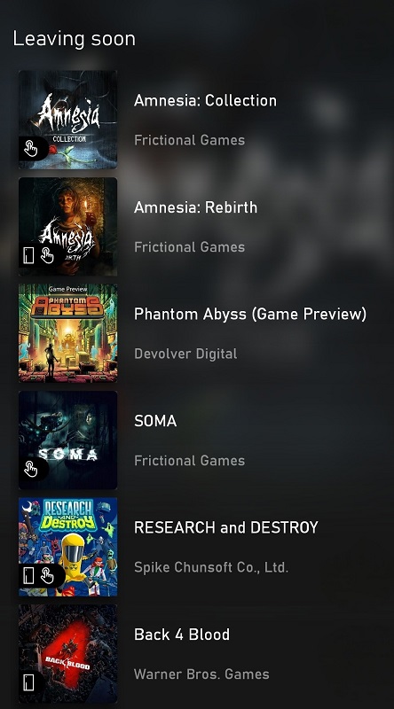 Amnesia: Rebirth, Soma, Back 4 Blood i trzy inne gry zostaną usunięte z katalogu Game Pass w kwietniu.-2