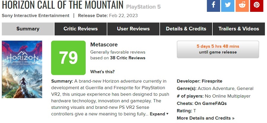 Krytycy pochwalili grę VR Horizon Call of the Mountain. Projekt doskonale pokazuje możliwości nowego headsetu wirtualnej rzeczywistości-2
