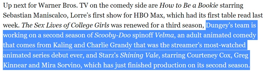 Nadchodzi drugi sezon serialu "Velma"! Scenarzyści "najgorszego serialu animowanego na HBO Max" już pracują nad jego sequelem-2
