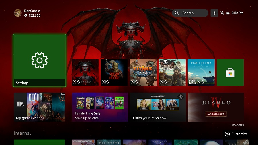 Darmowy dynamiczny motyw inspirowany Diablo IV dostępny na konsole z serii Xbox-2