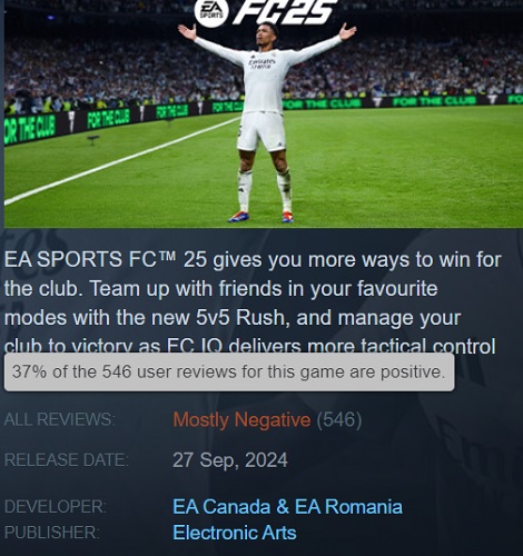 Gwiazdy światowego futbolu w zwiastunie EA Sports FC 25 - ale czy to uratuje grę? Pierwsze opinie graczy na temat nowego symulatora są zdecydowanie negatywne-2