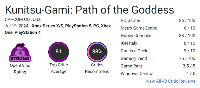 Eksperyment Capcom zakończył się sukcesem! Krytycy chwalili Kunitsu-Gami: Path of the Goddess, niezwykłą strategiczną grę akcji.-2