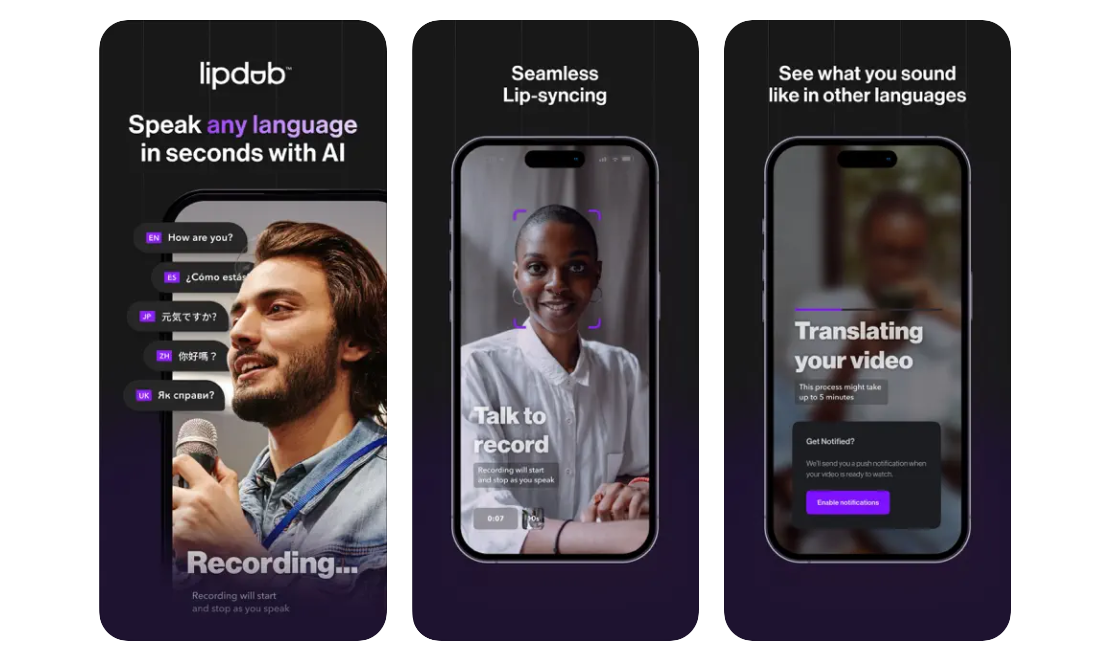 Captions wypuszcza aplikację Lipdub AI do dubbingowania filmów w 28 językach