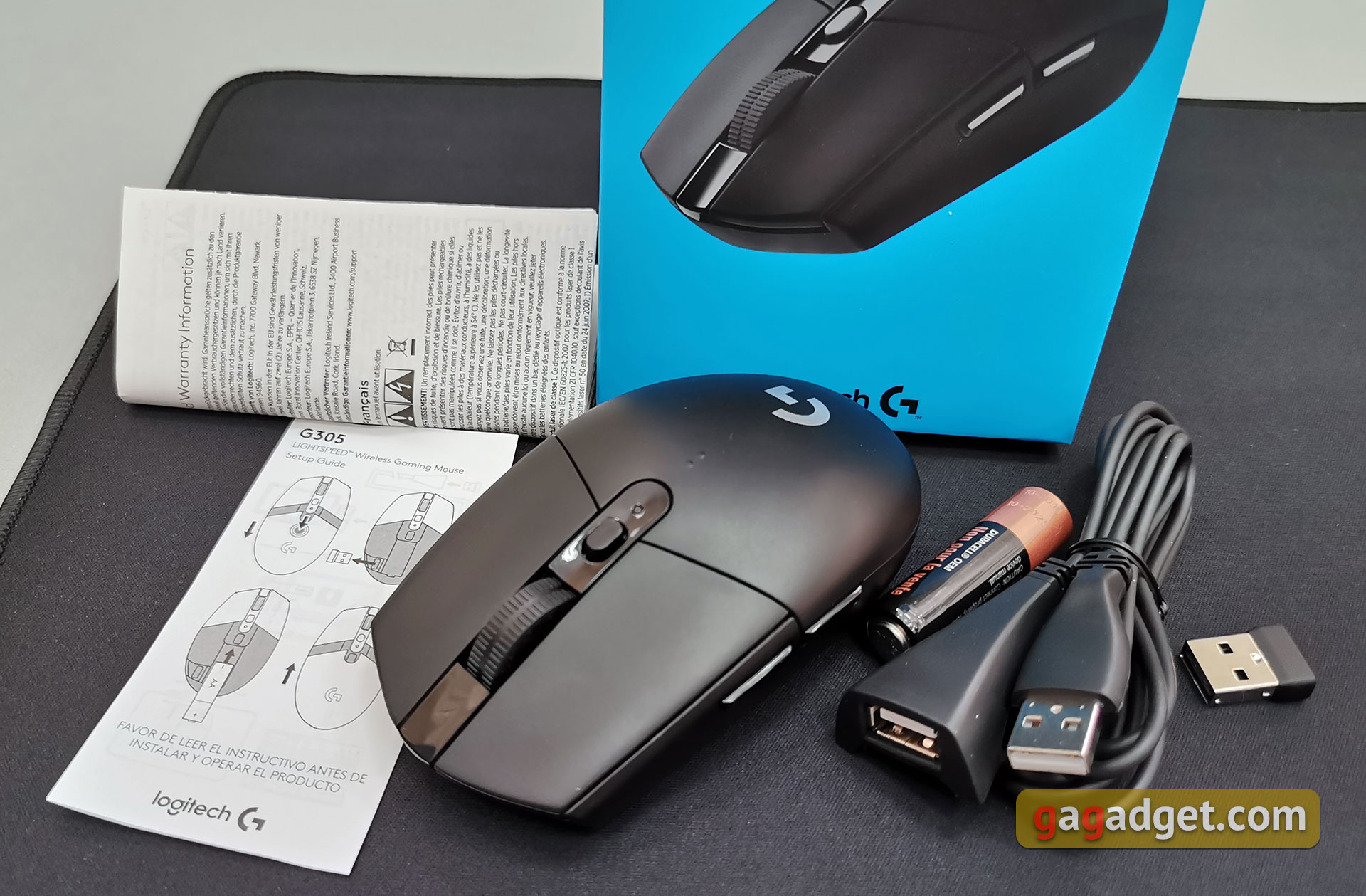 Przegląd Logitech G305 Lightspeed: bezprzewodową mysz dla graczy z doskonałym czujnikiem-3