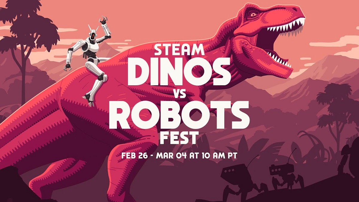 Kto jest kim? Steam rozpoczął festiwal gier Dinos vs. Roboty