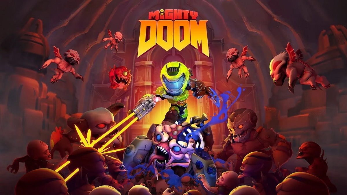 Mighty DOOM, kolorowy top-down shooter oparty na słynnej franczyzie, został wydany