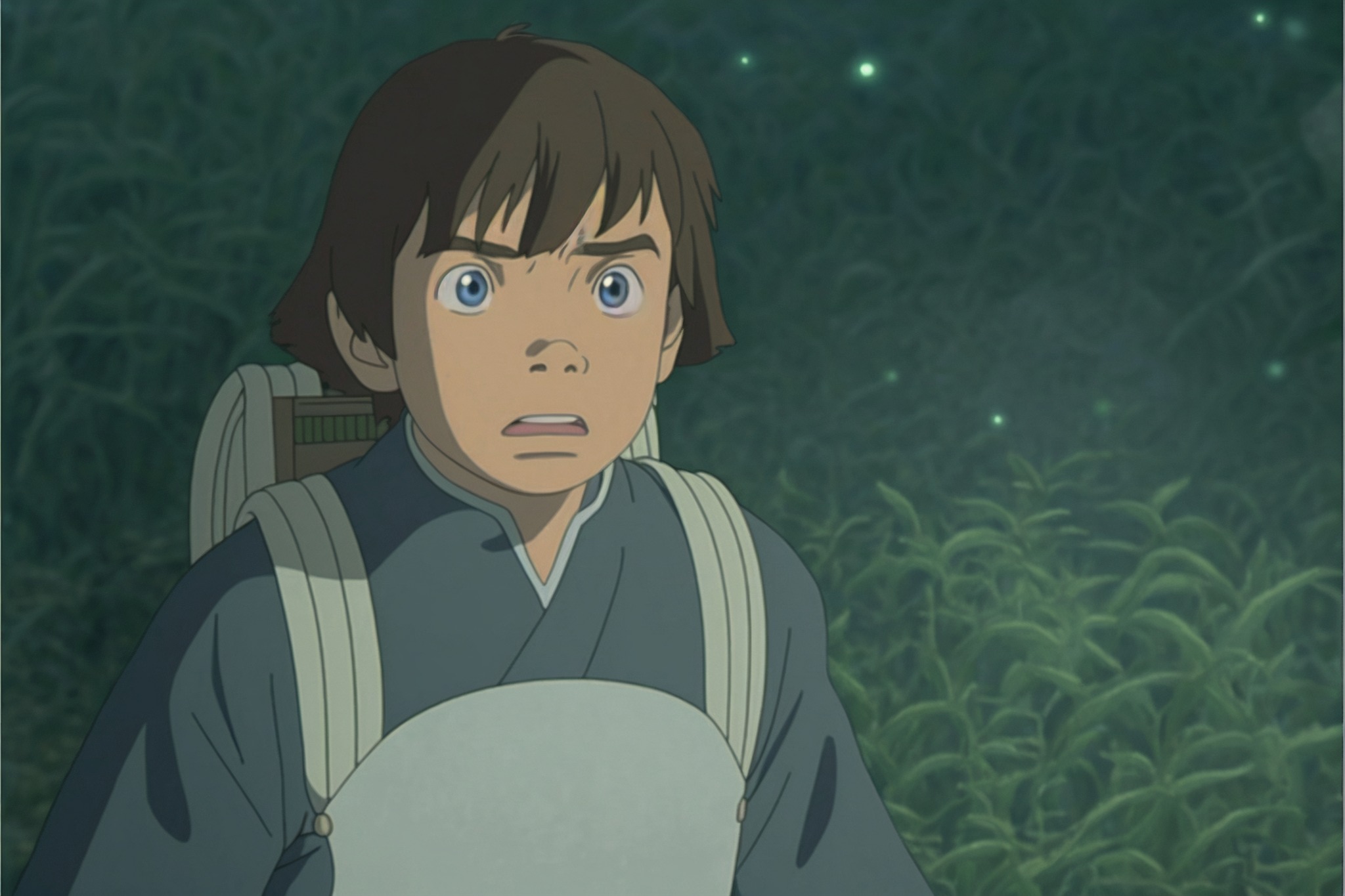 Sieć neuronowa Nijijourney przedstawia ikoniczne postaci z Gwiezdnych Wojen w stylu Studio Ghibli-2