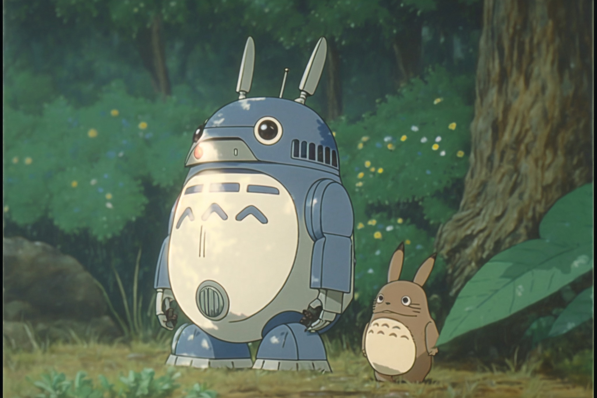 Sieć neuronowa Nijijourney przedstawia ikoniczne postaci z Gwiezdnych Wojen w stylu Studio Ghibli-7