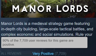 Manor Lords osiągnęło szczyt 160 000 osób online w ciągu pierwszych 24 godzin od premiery - gracze są podekscytowani strategią-3