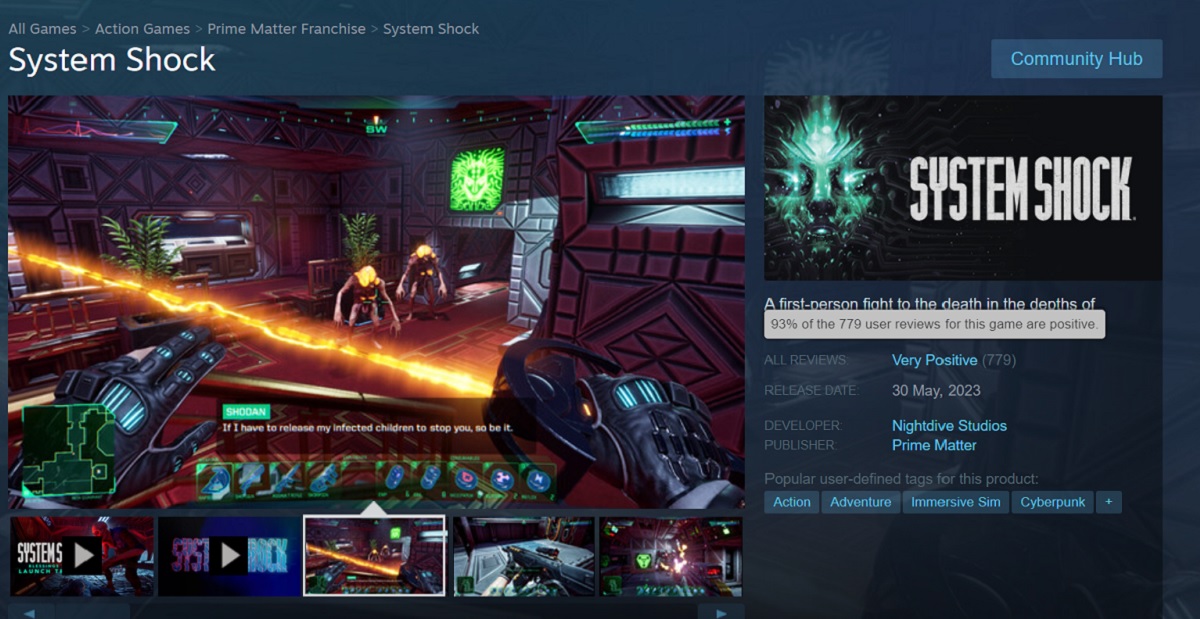 Gracze są podekscytowani remakiem System Shock! Gra zbiera najwyższe recenzje na Steam-2